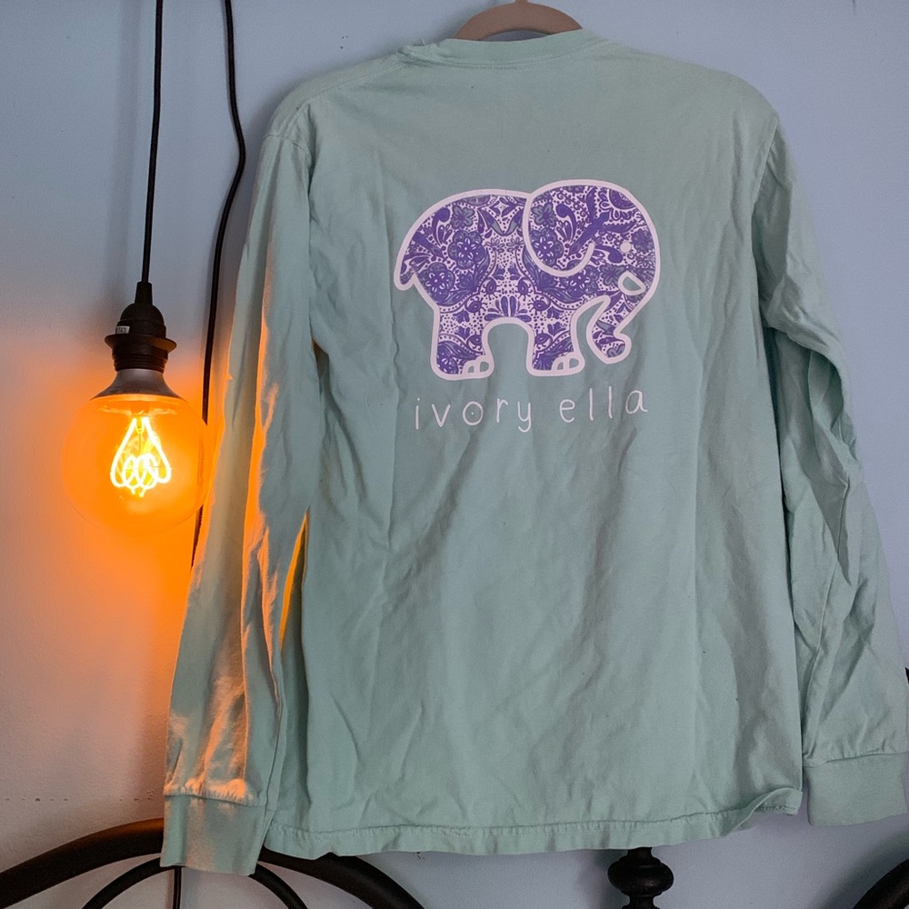 teal ivory ella long sleeve